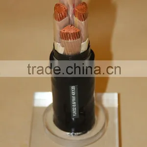 0.6/1KV Low Voltage 4 Cores Copper Conductor XPLE Insulated Electrical Power Cable thumbnail-1