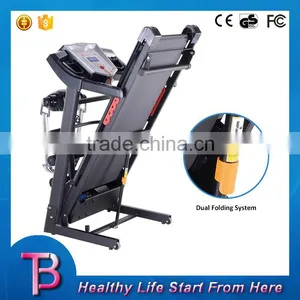 2.0HP Folding Body Fit Electric Treadmills New Fitness Treadmill Manual thumbnail-1