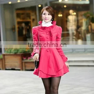 Slim And Fashion Coat With Long Sleeve For Women thumbnail-2