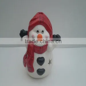 Santa Claus Ceramic Candlestick thumbnail-4