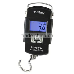 50KG/5g Backlight LCD Steel Handle Hook Portable Electronic Scale thumbnail-1