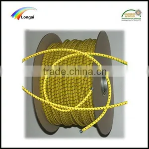 2016 Hotsale Yellow Braided 5mm Coiled Elastic Cord Belt thumbnail-1