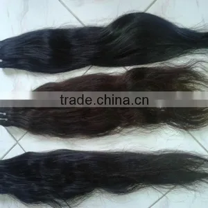 Single Drawn Machine Weft Hair thumbnail-1