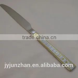 Gold-plated Dinner Knife With Low Price and High Quality---Stainless Steel Material thumbnail-1