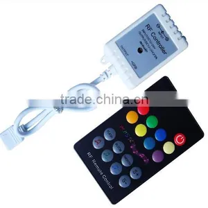Led Music Controller 18 Key RF Audio Controller Music Led Controller Rgb DC5V, 12V~24V 30W/72W/144W 2A*3CH, Warranty, CE,RoHS thumbnail-1