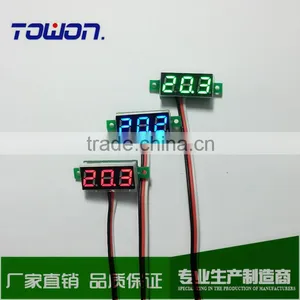 0 - 99.9V DC Digital Voltmeter Three Bit Red Green Blue 0.28 "LED 0v to 100v With Reverse Connection Protection thumbnail-6