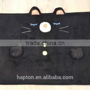 Lovely Cartoon Embroidery With Anti-slipping Back Cat Design Children Mat thumbnail-1