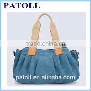 China High Quality Round Utility Canvas Tote Bag Round Canvas Bag thumbnail-1