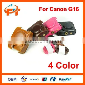 New Pu Leather Camera Bag for Canon Powershot G16 thumbnail-1