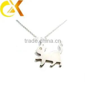 Manufacturer 316L Stainless Steel Jewelry Cat Shape Pendants thumbnail-1