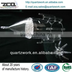 Customized Quartz Glass Lab Equipment Fused Silica Reactor For Sale thumbnail-2