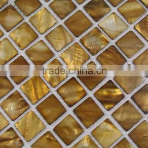 Colored Bronze River Shell Mosaic Tile, Backsplash Tile thumbnail-3