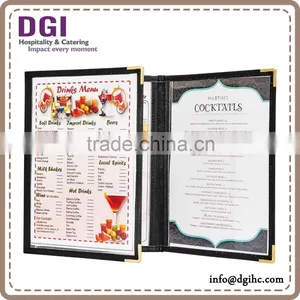 Triple Panel 6 Views Leatherette Leatherette Plastic Folder / a4 Insert Paper Size thumbnail-4