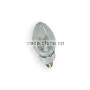 LED Candle Bulb 3W Warm White Dimmable LED Candle Light E14 SMD5630 LED Candle Bulb thumbnail-3