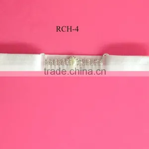 Stock Hot Selling Factory Price Pearl Elastic Rhinestone Connector Headband (RCH-4) thumbnail-1