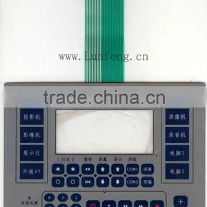 Customized Tactile Membrane Keypad With Transparent Window thumbnail-1