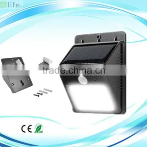 2015 New Outdoor 8 LED Solar Wall Mounted Motion Sensor Light thumbnail-1