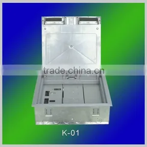 COMPUTER AND PHONE JACK FLOOR BOX/RAISED FLOOR BOX/WIRE OUTLET BOXES thumbnail-1