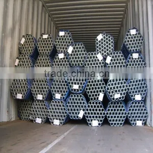 BS1387/ASTM A53/EN39 Hot Galvanized Scaffolding Steel Pipe thumbnail-5