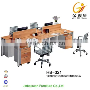 Metal Leg Melamine Board Beauty Salon Workstation thumbnail-1