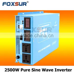 Digital Display Excellent Quality Low Price 2500W Best Quality Big Power Pure Sine Wave Inverter 48V DC to 110V AC, DC to AC thumbnail-1
