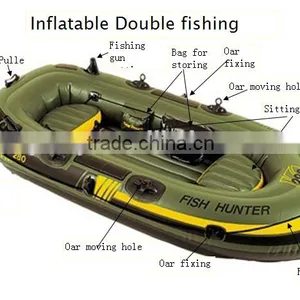 3 People Inflatable Fishing Boat for Sale thumbnail-3