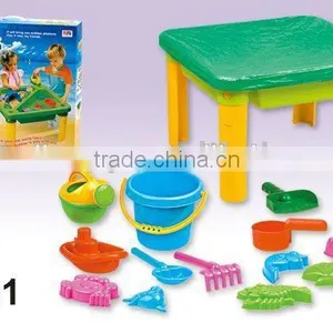 2015 Main Product Line Beach Toy Sand & Water Table With 15pcs Of Accessories Sandbox thumbnail-2