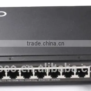 8FE RJ45+2GE SFP Uplink 10 Ports Industrial 100/1000M Ethernet Switch thumbnail-1