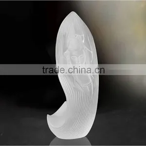 Lotus Guanyin Bodhisattva White Colored Glaze Buddhism Buddha thumbnail-2
