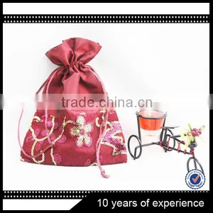 Latest Wholesale Top Quality Shopping Cotton Linen Drawstring Bag 2015 thumbnail-1