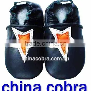 XIAMEN COBRA Top Quality Popular Stripe Baby Shoes Infant Leather Shoes thumbnail-2