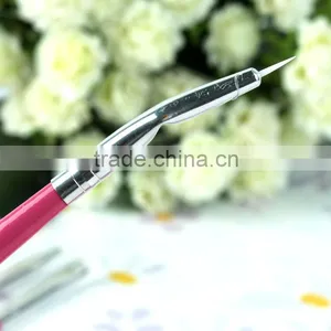 Professional 15pcs Nail Polish Brush Pink Color Acrylic Nail Art Brush Set thumbnail-2