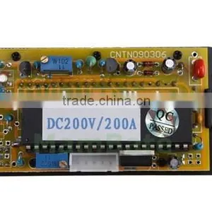 200V 200A DC RED LED DIGITAL PANEL AMPS METER & VOLTMETER + SHUNT thumbnail-2