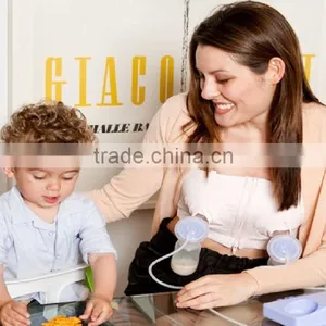 Ideal Fashions Maternity Bra Hands Free Breast Bra Hold Hands Free Breast Pump Bra so Mom Can be Good thumbnail-4