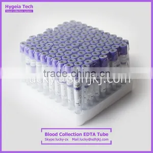 Lavender Top Blood Collection Tube /blood Drawing Container, Blood Vacutainer thumbnail-1