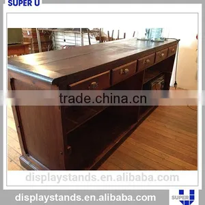 Retail Shop Wood Counter Display Modern Clothing Store Display Counter thumbnail-4