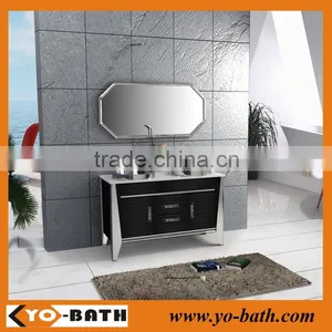 Double Stainless Steel Bathroom Vanity Cabinet thumbnail-1