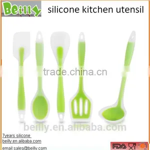 Dishwasher Safe Silicone Kitchen Utensil Including Spatula, Ladle, Slotted Spoon, Mixing Spoon, Spoonula, Turner thumbnail-2
