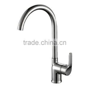 Malaysia Hot Selling Modern Design Chrome Color Single Hand Kitchen Faucet thumbnail-3