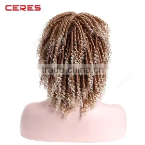 New Development Elastic Cap Top Grade Free Catalogs Synthetic Fiber Dreadlocks Wig thumbnail-4