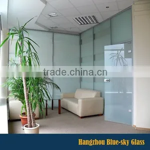 Acid Etched Toughened Glass for Partition thumbnail-6