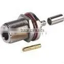 N Female Bulk Head Crimp Type Connectors thumbnail-1