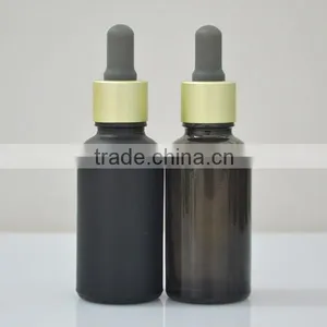 Matte Black Dropper Pipette/matte Black Dripper Bottle/matte Black Cosmetic Bottle Glass thumbnail-2