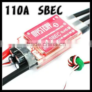 Topspeed 110A UBEC Brushless ESC Programablec Speed Control ESC thumbnail-1