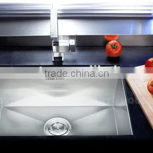 Modern Kitchen Ware Handmade Stainless Steel Undermount Kitchen Sink With Single Bowl thumbnail-5