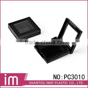Single Retangular Black Pressed Powder Case With Mirror -IM-PC3010 thumbnail-1