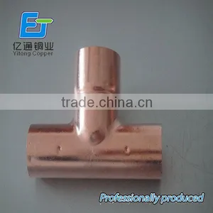 Copper Tee Equal Tee Reducing Tee thumbnail-3
