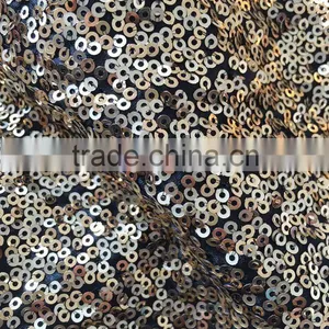 Embroidery Fabric or Gold Sequin or Silver Sequin Fabric thumbnail-4