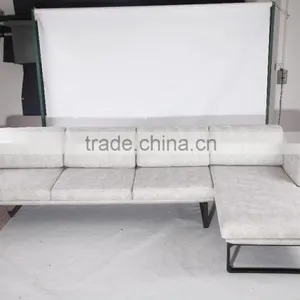 Cassina Furniture Replica Piero Lissoni L Shaped Fabric Corner Sofa With Chaise for Living Room thumbnail-1