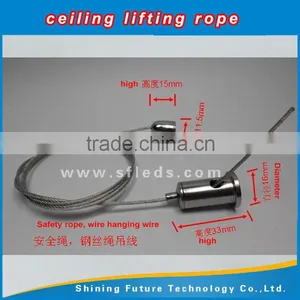 Flexible Steel Rope Ceiling Light Fixture Led Lifting Rope thumbnail-1